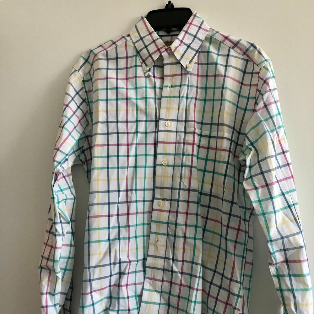 Bills Khaki's Multi-Color Plaid Button Down, Mens S